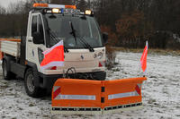Das neue Fahrzeug ist umger&uuml;stet f&uuml;r den Winterdienst