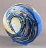 Jutta Endres Vase - welleblau